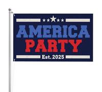 Bandiera 2028 Elon Musk per Presidente 3x5 Supporta bandiere da giardino Elon Musk Banner bifacciale a 3 strati Cartelli da giardino