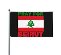 Bandiera 2x3 "Pregate per il Muro di Beirut" - Decorazione per celebrazioni culturali senza supporto