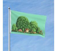 Bandiera 3 x 1,5 m bandiera da giardino bandiera esterna doppia bandiera verticale bella siepe bandiere per tutte le condizioni atmosferiche per cortile decorazione esterna segno banner vacanza