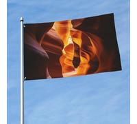 Bandiera 3 x 1,5 m bandiere da esterno a doppia faccia grande striscione per vacanze con 2 occhielli in ottone Antilope Canyon Bandiera da cortile per tutte le stagioni bandiere da giardino di