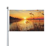 Bandiera 3 x 1,5 m Doppio Lato Esterno Giardino Bandiera Verticale Casa Bandiera Ance dal fiume Bandiera di Benvenuto Banner Festività Bandiere Decorative Yard Flag per Outdoor Portico Giardini Yard