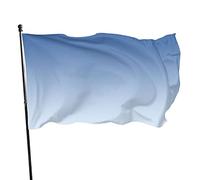 Bandiera 3 x 1,5 m Ombre blu dai colori vivaci banner sport all'aria aperta, resistente allo sbiadimento, bandiera da cortile in poliestere con 2 occhielli in ottone per interni ed esterni decorazione