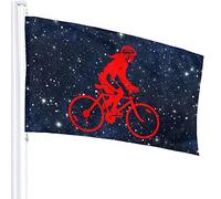 Bandiera 3 x 5 bici da corsa Bandiere traslucide monostrato 100% poliestere 90 x 150 cm