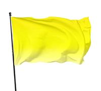 Bandiera 3 x 5 Ft Ombre Giallo Colori Vividi Outdoor Sport Striscione, Resistente allo sbiadimento, Bandiera da cortile in poliestere con 2 occhielli in ottone per interni ed esterni decorazione della