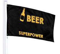 Bandiera 3 x 5 I Make Beer Disappear What's Your Superpower-1 Bandiere traslucide monostrato 100% poliestere 90 x 150 cm - Banner 3' X 5'
