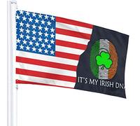 Bandiera 3 X 5 It's My Irish DNA Shamrock Irlanda Bandiera 100% poliestere Bandiere traslucide monostrato 90 x 150 cm