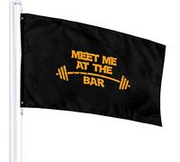 Bandiera 3 X 5 Meet Me At The Bar 100% Poliestere Singolo Strato Bandiere Traslucide 90 X 150 Cm - Striscione 3' X 5'