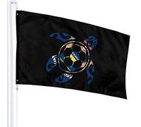 Bandiera 3 X 5 Michigan State Flag Calcio Tartaruga Marina 100% Poliestere Bandiere Traslucide Singolo Strato 90 X 150 Cm