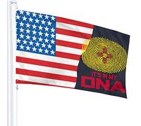 Bandiera 3 X 5 N Messico È nel mio DNA Bandiere traslucide monostrato 100% poliestere 90 x 150 cm - Striscione 3' X 5'