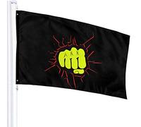 Bandiera 3 X 5 Power Fist Karate 100% Poliestere Singolo Strato Bandiere Traslucide 90 X 150 Cm - Striscione 3' X 5'