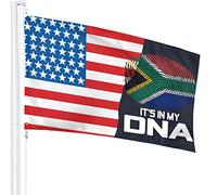 Bandiera 3 X 5 Sudafrica È nel mio DNA 100% poliestere Bandiere traslucide monostrato 90 x 150 cm - Striscione 3' X 5'