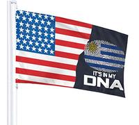 Bandiera 3 X 5 Uruguay It's In My DNA 100% Poliestere Singolo Strato Bandiere Traslucide 90 X 150 Cm - Striscione 3' X 5'