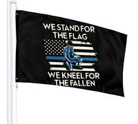 Bandiera 3 x 5 We Stand For The Flag Bandiere traslucide monostrato 100% poliestere 90 x 150 cm - Banner 3' X 5'