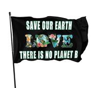 Bandiera 3x5 2022 Giornata della Terra Proteggi la nostra bandiera terrestre Ama il nostro pianeta Bandiera con occhiello in metallo Senza asta portabandiera
