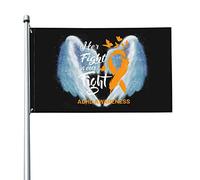 Bandiera 3x5 Ft Her Fight is Our Fight Bandiere di consapevolezza Adhd Banner dai colori vivaci con occhielli in ottone per decorazioni per interni ed esterni