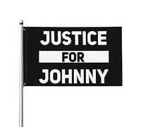 Bandiera 3x5 Justice For Johnny Depp per esterni Credo che la bandiera della casa di Johnny Depp non sia un ambra, è una bandiera bugiarda, sostengo il nostro capitano, bandiera con occhiello in metal
