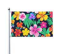 Bandiera 3x5ft Banner Decorazione Bandiera Esterna Fiori Colorati Bandiera 200D Pesante Benvenuto Yard Bandiere Poliestere Yard Bandiere Yard Grandi Bandiere per Interni Esterni Decorazione