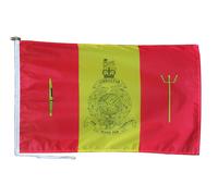 Bandiera 43 Commando Royal Marines con corda e levetta - varie dimensioni