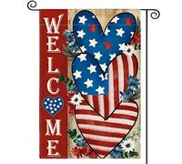 Bandiera 4Th Of July Welcome Memorial Day Independence Day Stagione Bandiera Decorazione Striscione All'Aperto, Per All'Aperto Al Coperto, Feste Strada, Celebrazioni, 30x45cm