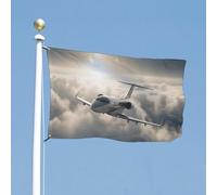 Bandiera 61 x 88,9 cm bandiere da cortile a doppia faccia che volano in alto sopra le nuvole Bandiera da giardino Bandiere di benvenuto per esterni Festività Banner con occhielli in ottone Bandiera