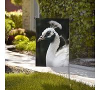 Bandiera 71 x 40 cm, decorazione per esterni, bandiera resistente, bandiere bianche con animali in poliestere 200D, con 2 occhielli per interni ed esterni, da giardino, per vacanze tutte le stagioni