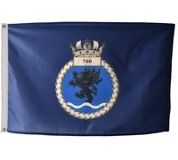 Bandiera 760 Naval Air Squadron Royal Navy con occhielli - MOD LICENSED