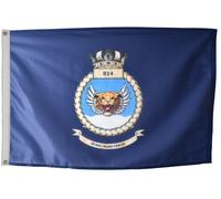 Bandiera 814 Naval Air Squadron Royal Navy con occhielli - MOD LICENSED