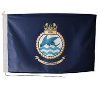 Bandiera 820 Naval Air Squadron Royal Navy con corda e levetta - MOD LICENSED