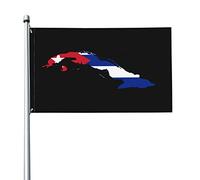 Bandiera 9,1 x 1,5 m Mappa di Cuba Bandiere Striscione dai colori vivaci con occhielli in ottone per decorazioni per interni ed esterni