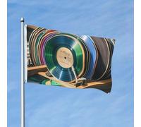 Bandiera 90 x 150 cm, decorazione da giardino, resistente, in vinile, per esterni, con 2 occhielli, bandiere di benvenuto per vacanze per tutte le stagioni