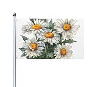Bandiera 90X150cm, A Bouquet of Daisies Resistente allo Scolorimento Bandiere Classica Striscioni di Bunting per Conferenza All'aperto Balcone