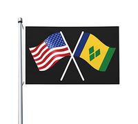 Bandiera 90X150Cm American Flag Of Saint Vincent And The Grenadines Decorative Decorazione Bandiere Pirata Classica Bandierine Per Celebrazione,Parata