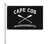 Bandiera 90X150cm, Cape Cod Massachusetts Natural Poliestere Bandiere Doppia Cucitura Flag per Esterno Conferenza Ristoranti