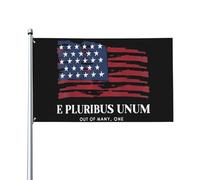 Bandiera 90X150cm, E Pluribus Unum Unitedtates Rinforzo Bandiere da Balcone Decorative Flag per Balcone Decorazione Conferenza
