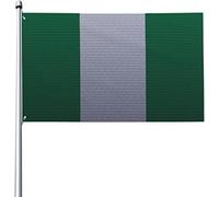 Bandiera 90x150cm, Flag Of Nigeria Knitting Effect Bandiera Della Brezza Rinforzata Striscione All'Aperto, Per Feste Estive, Eventi, Celebrazioni