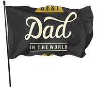 Bandiera 90x150cm, Happy Father Day Thanks Dad Bandiera Militare Prova Di Sbiadimento Striscione All'Aperto, Per Giardino, Feste Strada, Balcone