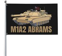Bandiera 90x150cm, M1A2 Abrams Us Army Main Battle American Bandiera Militare 2 Occhielli Metallici Striscione All'Aperto, Per Eventi, Celebrazioni, Feste Strada