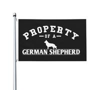 Bandiera 90X150cm, Property of A Shepherd German Decorative Bandiere da giardino Resistente alle Intemperie Striscioni di Bunting per Parata Celebrazione Decorazione