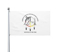 Bandiera 90X150cm, The County Potawatomi Nation Classica Bandiere da giardino Rinforzo Flag per Ristoranti All'aperto Conferenza