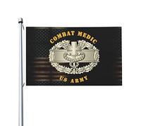 Bandiera 90x150cm, Us Army Combat Medic Veteran Bandiera Della Brezza Resistente Alle Intemperie Striscione All'Aperto, Per Eventi, Feste Estive, Feste Strada