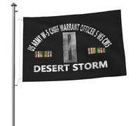 Bandiera 90X150cm, Us Army W-5 Chief Warrant Officer 5 W5 Cw5 Desert Storm Decorative Bandiere Doppia Cucitura Flag per Conferenza Giardino Ristoranti