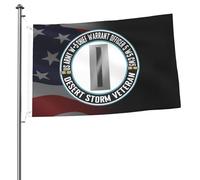 Bandiera 90X150cm, Us Army W-5 Chief Warrant Officer 5 W5 Cw5 Desert Storm Veteran Colori Vivaci Bandiere Classica Bandierine della Decorazione per Celebrazione Interno Bar