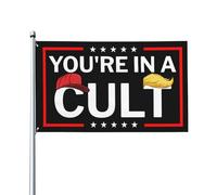 Bandiera 90X150cm, You'Re In A Cult Resistente alle Intemperie Bandiere con Occhielli Flag per Bar Giardino Conferenza