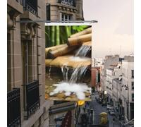 Bandiera a cascata, 9 x 1,5 m, bandiere da giardino per esterni, resistenti, con occhielli, bandiere decorative da cortile, grande striscione per feste esterne e interni, decorazione per la casa