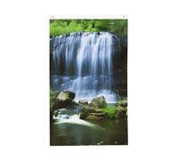 Bandiera a cascata che scorre verso il basso, 3 x 1,5 m, verticale su entrambi i lati, bandiera da giardino, per esterni, cortile, casa, divertente, decorazione per la casa, bandiere da giardino per