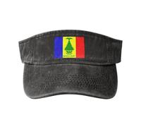 Bandiera a contea di Ontario, New York Cappello con Visiera Parasole per Uomo e Donna Berretto da Baseball Vuoto Berretto da Golf