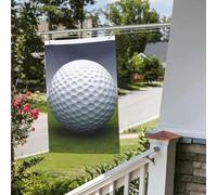 Bandiera a palla da golf 2 x 3 Ft Outdoor Indoor Primavera Estate Autunno Inverno Giardino Bandiere con Occhiello Verticale Doppio Lato Festività Bandiere Banner per Decorazioni da Cortile