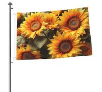 Bandiera a tema piante girasole 2 x 3 m stampa su entrambi i lati bandiera da giardino bandiere di benvenuto per esterni bandiera per esterni banner cartelli per interni cortile decorazione per