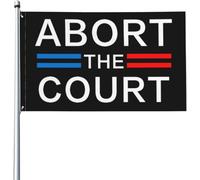 Bandiera Abort The Court Reproductive Rights Bandiera In Poliestere 2 Occhielli Metallici Tessuto Da Esterno Striscione All'Aperto, Per Balcone, Giardino, All'Aperto Al Coperto, 90x150cm