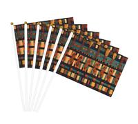 Bandiera africana classica con stampa leggera palmare bandiere fronte-retro bandiere parata festa decorazione per la casa celebrazioni